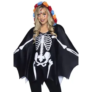Day of the Dead Costume Poncho