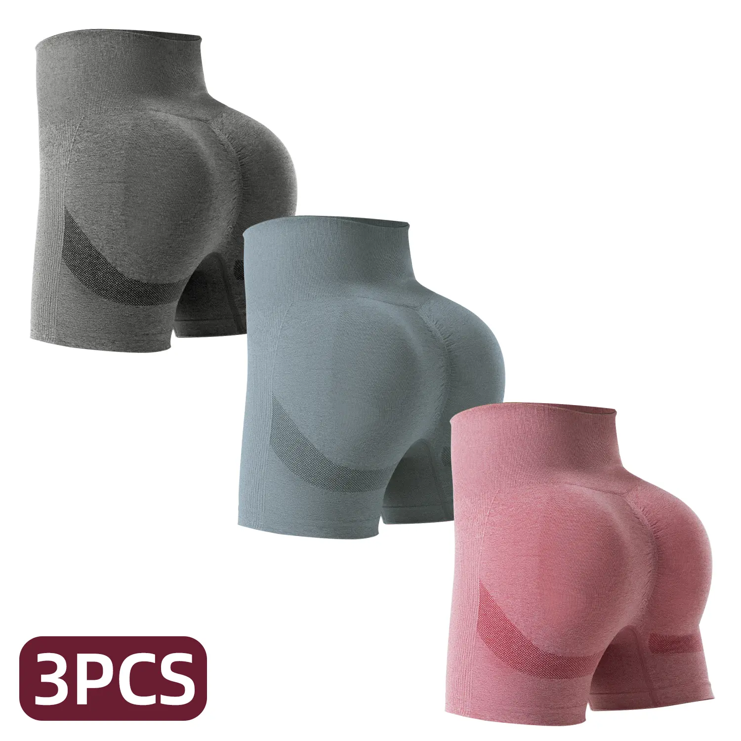 3 Pack-Pink+DeepGrey+Blue