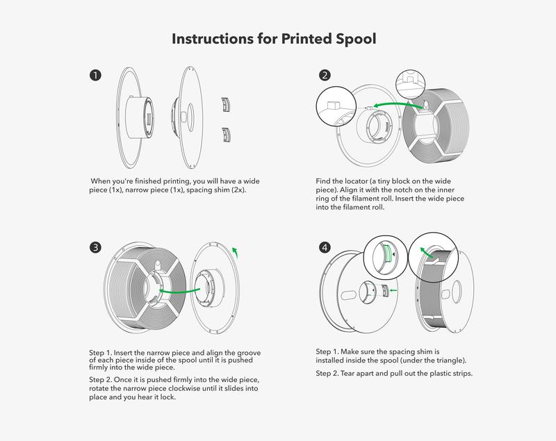 Bambu Lab ABS 3D Printer Filament, Tough & Durable 1.75mm 3D Printing Filament, Impressive Heat & Water Resistant, AMS-Compatible 3D Print Material with Reusable Spool, 1kg Bambu Lab ABS 3D Printer Filament, Tough & Durable 1.75mm 3D Printing Filament, Impressive Heat & Water Resistant, AMS-Compatible 3D Print Material with Reusable Spool, 1kg