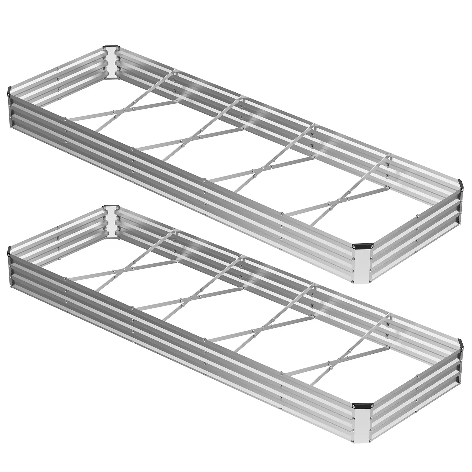 12×4×1ft (2 Pcs)  - Rectangle
