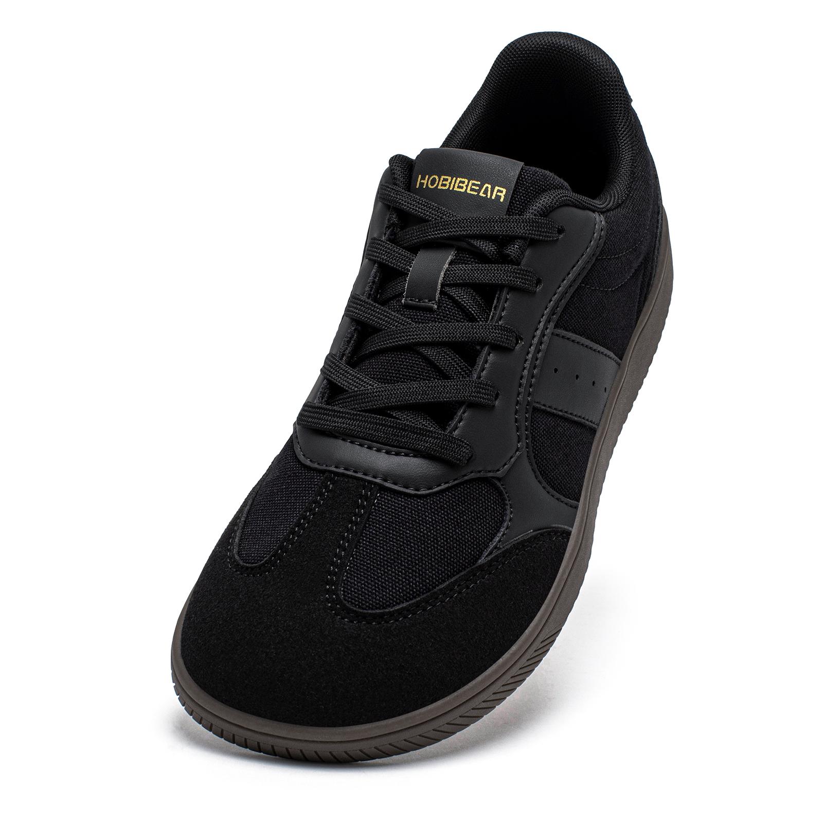 HOBIBEAR Spring Autumn Retro German Training Shoes Men's Wide Head Flat Shoes Versatile Trendy Men's Fashion Casual Sports Board Shoes Sneaker Trainer