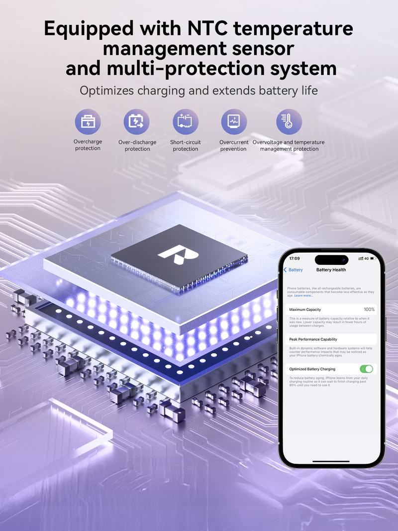 RORRY Portable Charger 5000mAh Power Bank with Type-C Dual Lightning Cables Keychain for iPhone Android iPad Switch Lightweight Compact Gift