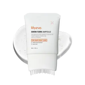 [lilyeve] Growturn Hair Growth Serum with Built-in Brush for Thinning & Loss Treatment, Inula Britannica Flower Formula, Scalp Care, Non-Greasy, Clinically Proven Results