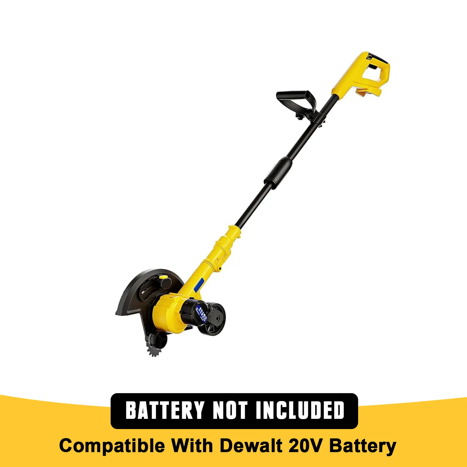 Cordless Lawn Edger Compatible with Dewalt 20V Max Battery, Electric Edger/Trencher/Trimmer (Tool ONLY) 9’’Blade, 3 Position Adjustable Depth for Landscaping, Driveways, Borders, Sidewalk Garden Cutting