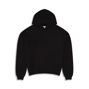 600 GSM "Black" Core Hoodie Cotton Fleece Fabric Man