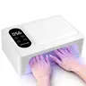2-in-1 Design Hand Pillow UV LED Nail Lamp - UV Lamp Cured Nail Care Tool for Home/Salon, 30s/60s/99s/120s Timer Modes, 96 365nm+405nm Dual-Wavelength LEDs, Removable Base for Gel Polish & Extensions Curing