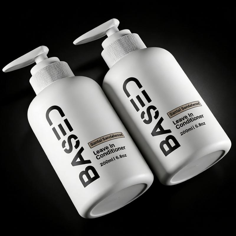 BASED 2-Pack Leave-in Conditioner: Frizz Taming + Hydrating, Perfect for All Hair Textures & Daily Use