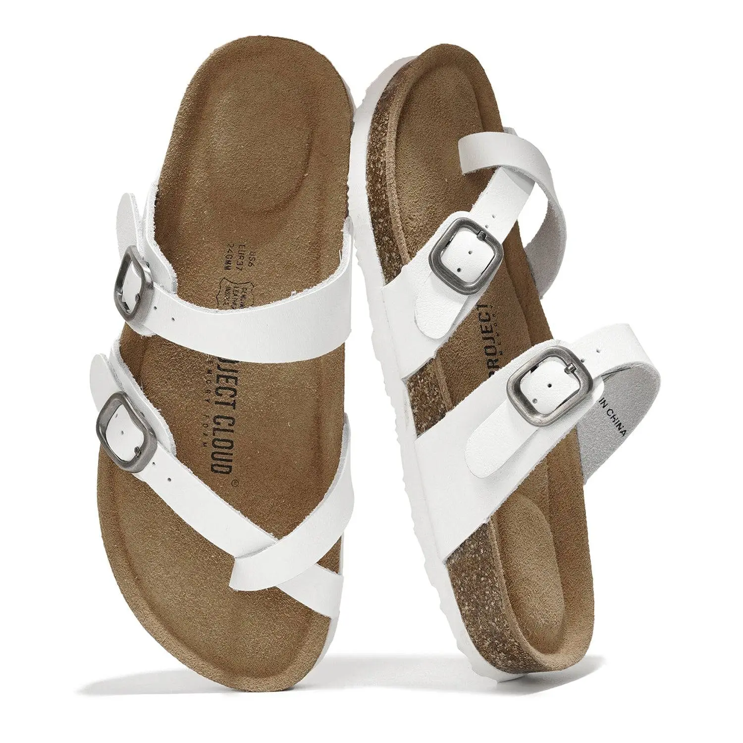 Project Cloud Women's Genuine Leather Sandals | Summer Walking Footwear | Casual Walking Shoe | Memory Foam | Lightweight Non-Slip – Lian