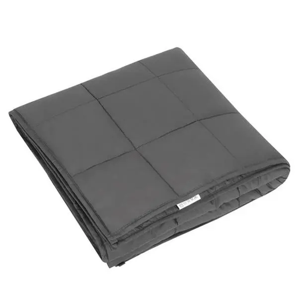 Segawe Anxiety Weighted Blanket - 72x48 in Twin Size, 15lbs Stress Reliever for Pressure Therapy, Home Sleep Use by Adults and Children, 15 Lb Dumbbell