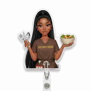 Dietary Med Barb Badge Reel