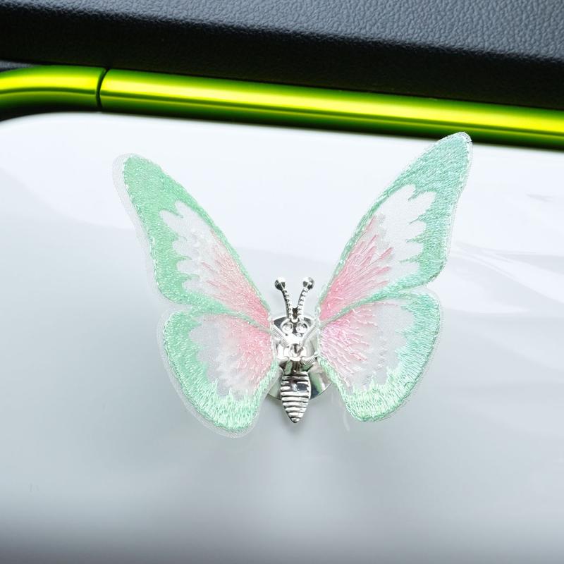 3D Metal Butterfly Car Decorations (Set of 6) | car Accessories for Interior Styling, Gift for friends, holiday decorations for bike – Universal Fit