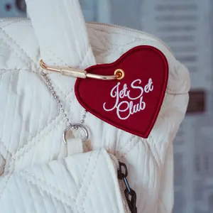 Jet Set Club Heart Luggage Charm