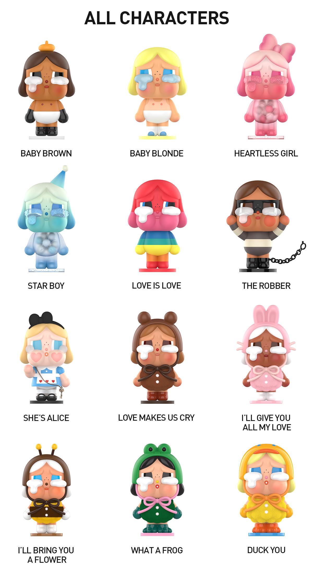 POP MART CRYBABY Crying Again Series Figures, Blind Box, Mystery Box