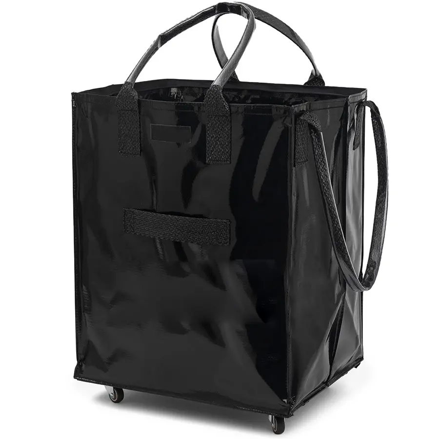 Foldable Reusable Rolling Shopping Bag grocery bag carrier - home office shopping, durable shopping tote, Extra-Large Storage Bag, multipurpose storage bag, fashionable bag