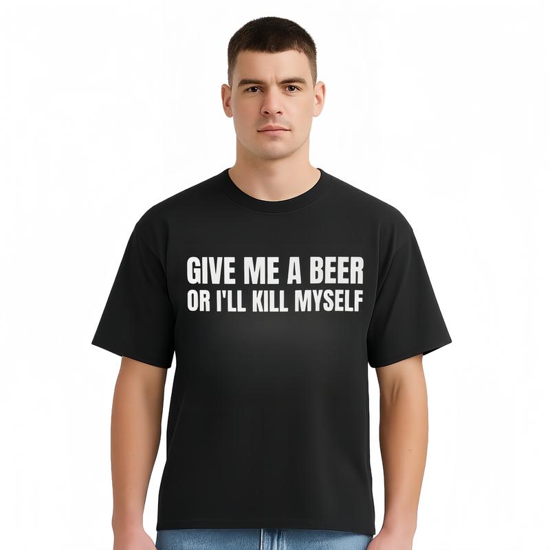 Unisex Garment Dyed Soft Cotton Crew Neck Short Sleeve Graphic T shirt for Everyday Comfortable Wear