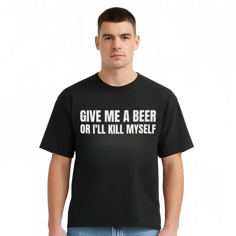 Unisex Garment Dyed Soft Cotton Crew Neck Short Sleeve Graphic T shirt for Everyday Comfortable Wear