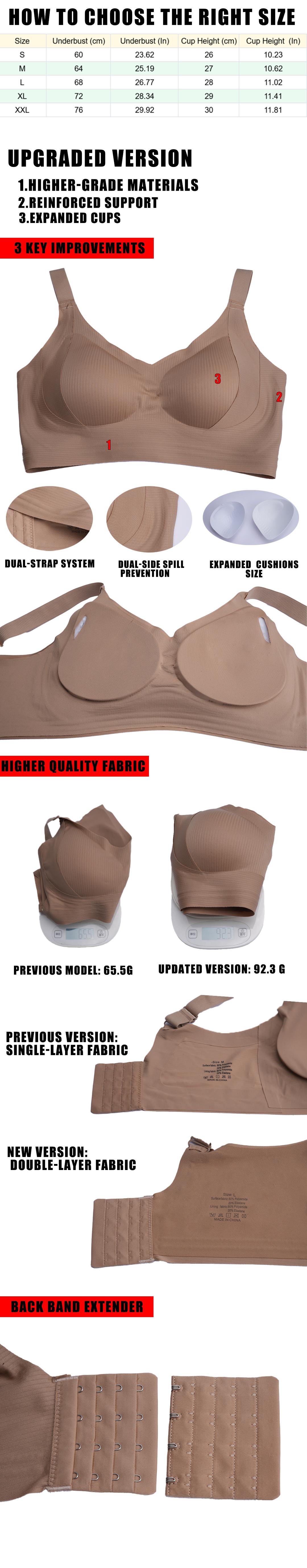FZ 2/4PCS EssElegance Color Wireless Bras Push Up Bralettes Seamless Bras Full Coverage Bra Women's Wear Comfortable Breathable Cup TikTokShopBacktoSchool