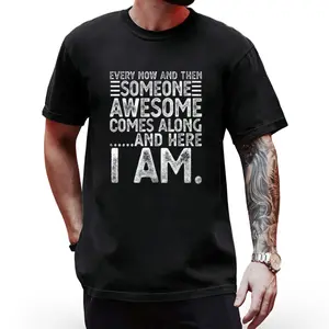 Casual Black Superman T-Shirt for Men – Slim Fit, Short Sleeves, Perfect for Weekend Wear