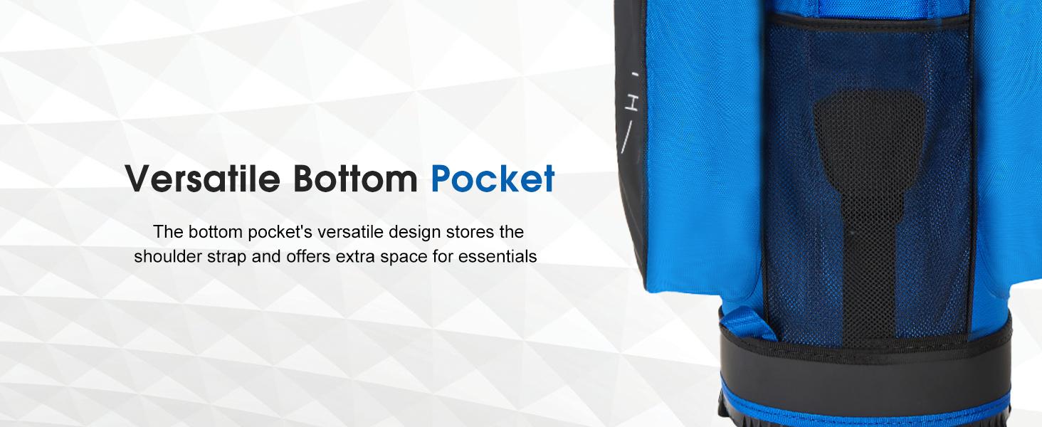 UNIHIMAL 14-Way Golf Cart Bag, Premium Full Length Golf Bag for Men with Magnetic Leather Pocket, Handles and Rain Cover