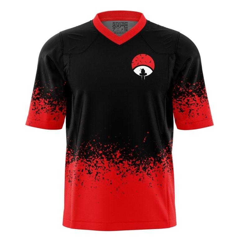 Uchiha Symbol Itachi Shippuden American Football Jersey 2026 Men's and Women's American Football Jerseys, Rugby Jerseys, Sportswear, Training Jerseys, T-shirts, Quick-Drying Tops - Hot Trend 2026