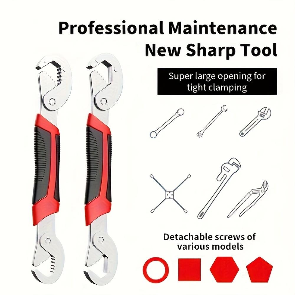 [Adjustable Wrench] Wrench tool multifunctional universal wrench adjustable wrench large opening fast