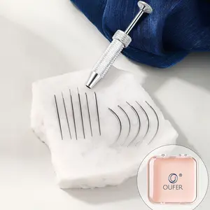 Oufer 12PCS Multiple Usage Body Jewelry Changer Kit For Nose Piercing Helix Jewelry Stainless Steel-16G/18G/20G