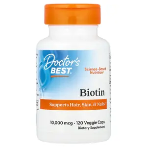 Doctor's Best Biotin, 10,000 mcg, 120 Veggie Caps