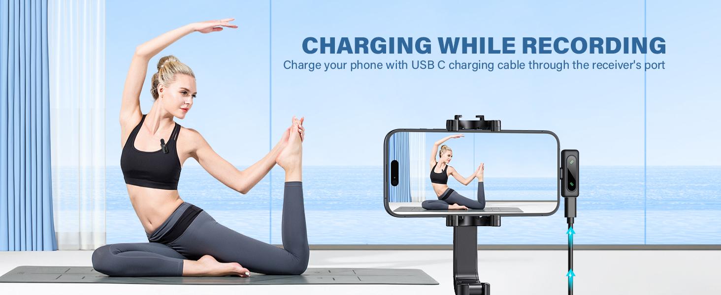 Wireless Lavalier Microphone Dual Set – Plug & Play Clip-on Mic with Auto Pairing, Magnetic Mount, Noise Cancelling, for iPhone, Android, USB-C Devices, YouTube, Podcast & Video Recording Wireless Lavalier Microphone Dual Set – Plug & Play Clip-on Mic with Auto Pairing, Magnetic Mount, Noise Cancelling, for iPhone, Android, USB-C Devices, YouTube, Podcast & Video Recording