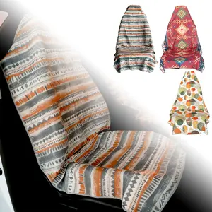 Car Seat Towel Covers Front Seats for Beach Swimming, Sports, Camping,Yoga. Absorb Sweat Easy to Clean, Protect From Damage by Sweat, Pets, and Scratches ( 1 Pcs)