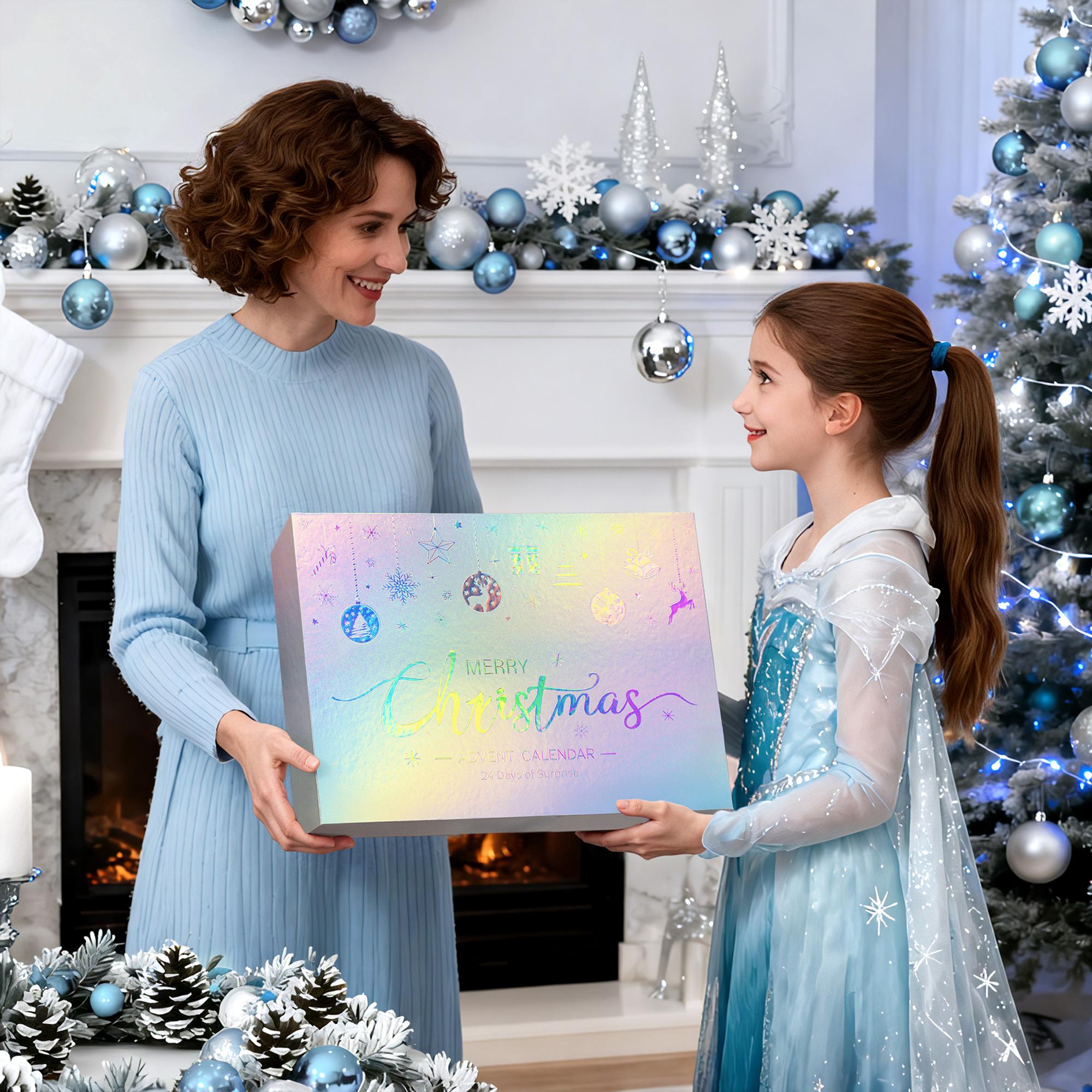 2025 Tween Girl Christmas Gifts Birthday Gifts Teenage Girls Gifts Basket , 24Boxes Advent calendar with Skincare, Bath body Spa Self Care Gifts,10Boxes Task Tags with Makeup gift sets– Perfect for Her, Daughters,Teen Girls,Sister,Niece