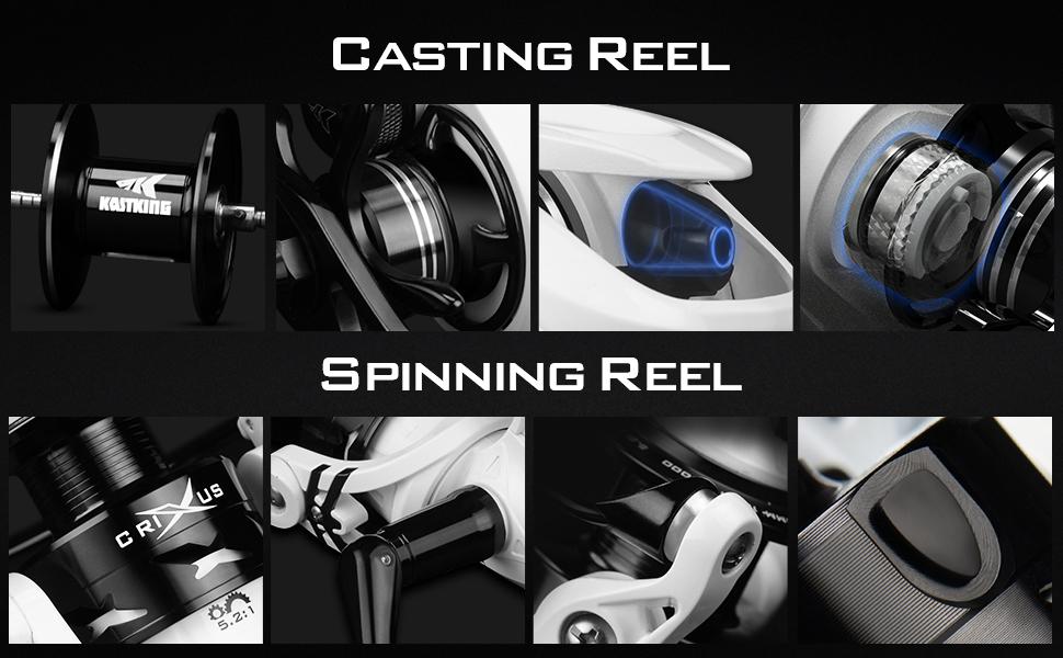 KastKing Crixus Baitcasting Reel and Rod Combos IM6 Graphite Blank Rods,SuperPolymer Handle KastKing Crixus Baitcasting Reel and Rod Combos IM6 Graphite Blank Rods,SuperPolymer Handle