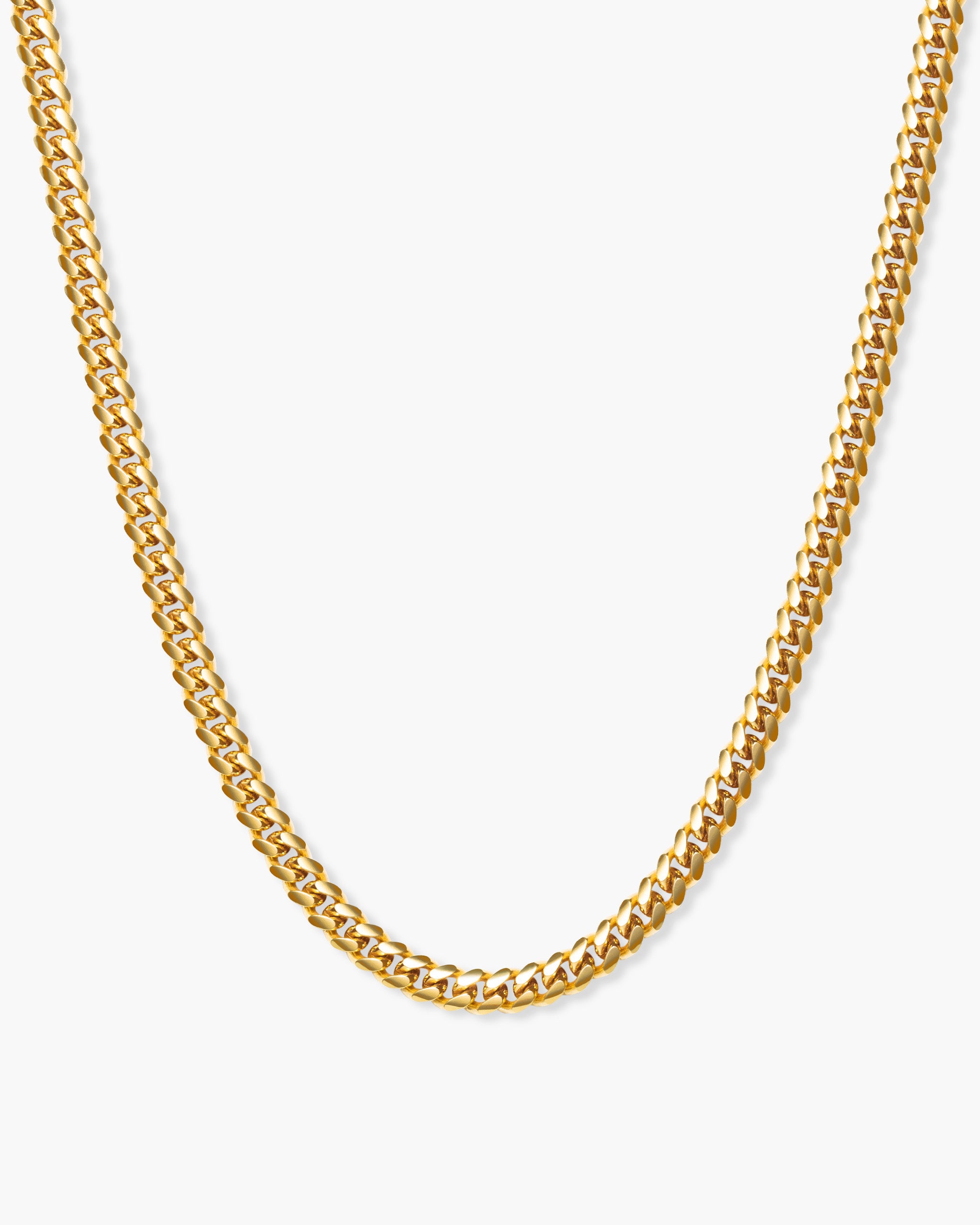 JAXXON Cuban Link Chain 3mm - Gold - Waterproof - Box Clasp