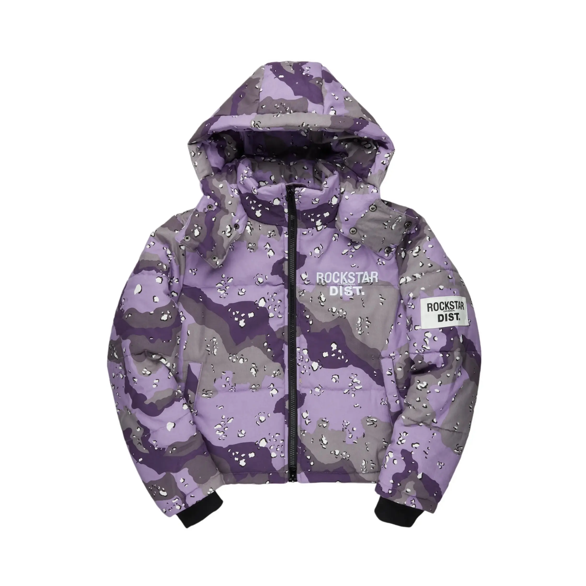 Porchea Purple Camo Puffer Jacket