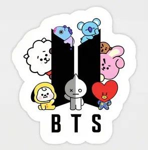 K-Pop Comeback Tour 2026 Sticker, Cartoon Idol Characters, World Concert Fan Art, ARMY Style Collectible Gift