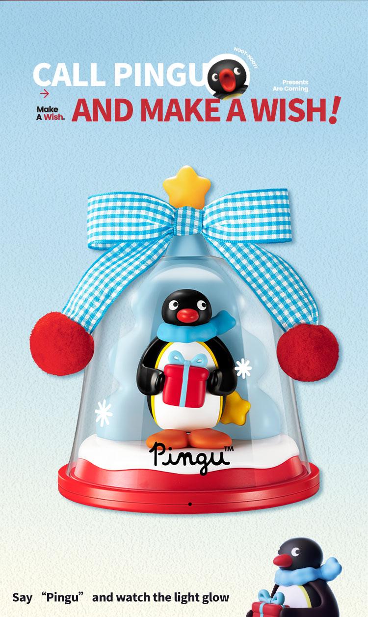 MARTUBE Pingu Official Merch Voice-Activated Night Light with