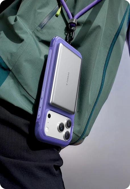 TORRAS O3 Air Magnetic Stand Case for iPhone 17 Pro Max with 360° Ring Stand & Airbag Protection 4-Meter Anti-Fall Shockproof MagSafe Compatible - Aesthetic&TORRAS Q3Air