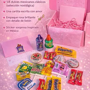 Caja Nostálgica “La Dulce Era” | Dulces Mexicanos Clásicos + Carta Emotiva