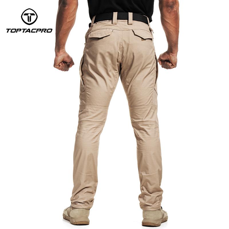 TOPTACPRO Men's Tactica Cargo Pants Elastic Ripstop Pants Soft Fabric EDC Work Sport Pants Sweatpantsmen 8202 TOPTACPRO Men's Tactica Cargo Pants Elastic Ripstop Pants Soft Fabric EDC Work Sport Pants Sweatpantsmen 8202
