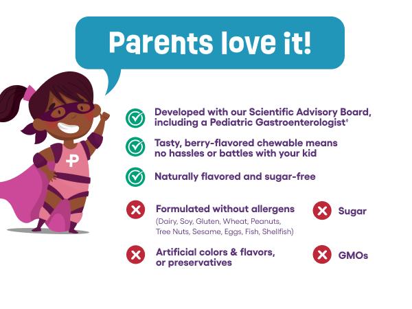 Physician's Choice Kids Probiotic with Zinc, Natural Vitamins, and Organic Prebiotics - Supports Digestive & Immune Health - Berry Flavored Chewable Physician's Choice Kids Probiotic with Zinc, Natural Vitamins, and Organic Prebiotics - Supports Digestive & Immune Health - Berry Flavored Chewable