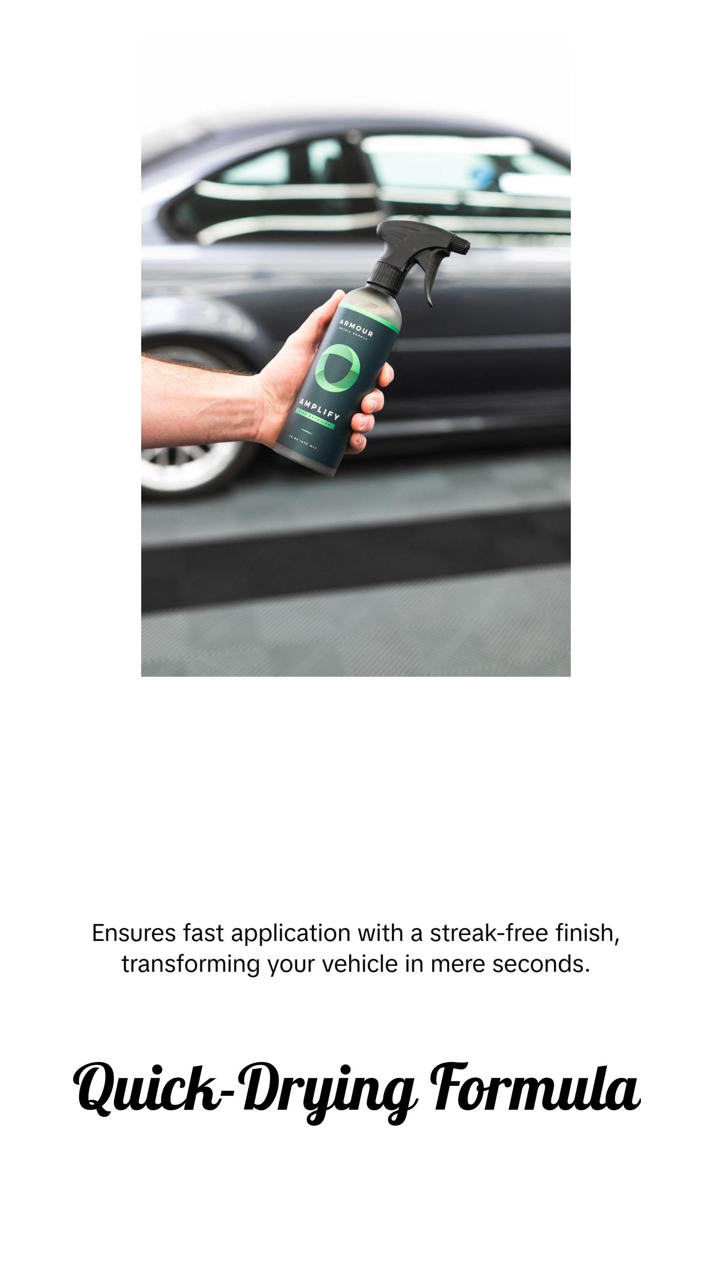 Armour Detail Supply - Amplify Ceramic Detailer: Quick & Easy Gloss Enhancement | Streak-Free, Hydrophobic Formula | Safe on All Vehicles Armour Detail Supply - Amplify Ceramic Detailer: Quick & Easy Gloss Enhancement | Streak-Free, Hydrophobic Formula | Safe on All Vehicles
