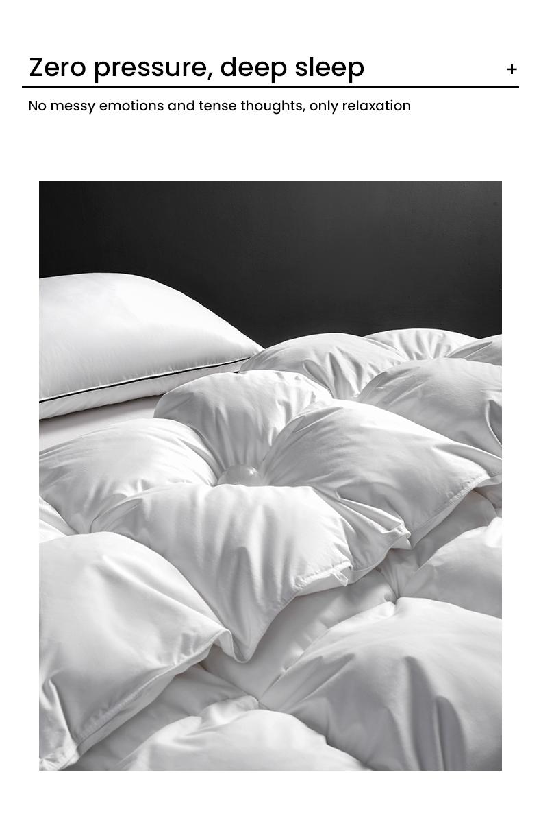 APSMILE Goose Feather Down Duvet Comforter-Fluffy Duvet Insert-Luxurious bedding comforter Kingsize Queensize gray white duvet insert Hotel collection comfy comforter fluffy cloud bed duvet blanket-TikTokShopLaborDaySale