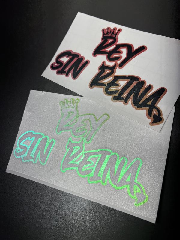 Rey Sin Reyna Vinyl Car/Window/Wall Decal