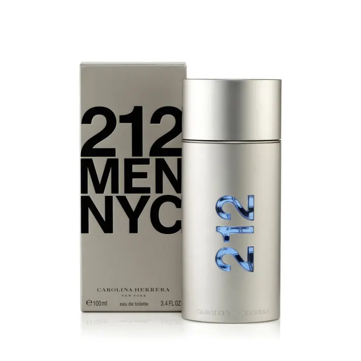 Carolina Herrera 212 Men NYC 3.4 oz Eau de Toilette, Men's Fresh & Aromatic fragrance spray