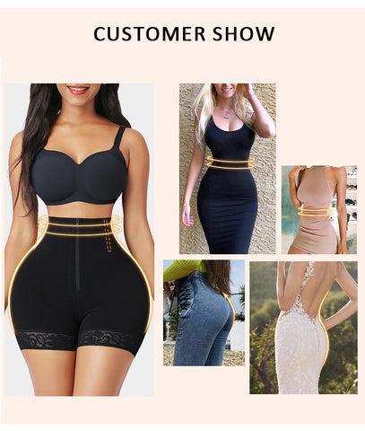 FeelinGirl High Waisted body short Shapewear Womens Fajas Colombianas Shapewear Postpartum Tummy Control  Body Shaper Shorts Womenswear Underwear  Lady Comfort Springtok