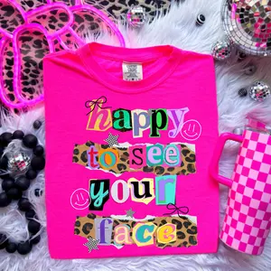 Happy To See Your Face Graphic Tshirt