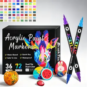Swirl-and-Twirl Marbling Paint Kit – Dazzling DIY Painting, Marble Painting, Art Marker Pen, Coloring Book Markers, Brush Pens for Office and School Supplies