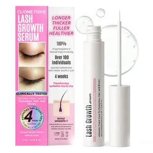 CLIONE PRIME Lash Growth Serum - Clinically Proven for Eyelash & Brow Growth - Advanced Formula, Quick Absorption, Safe & Certified for Daily Care