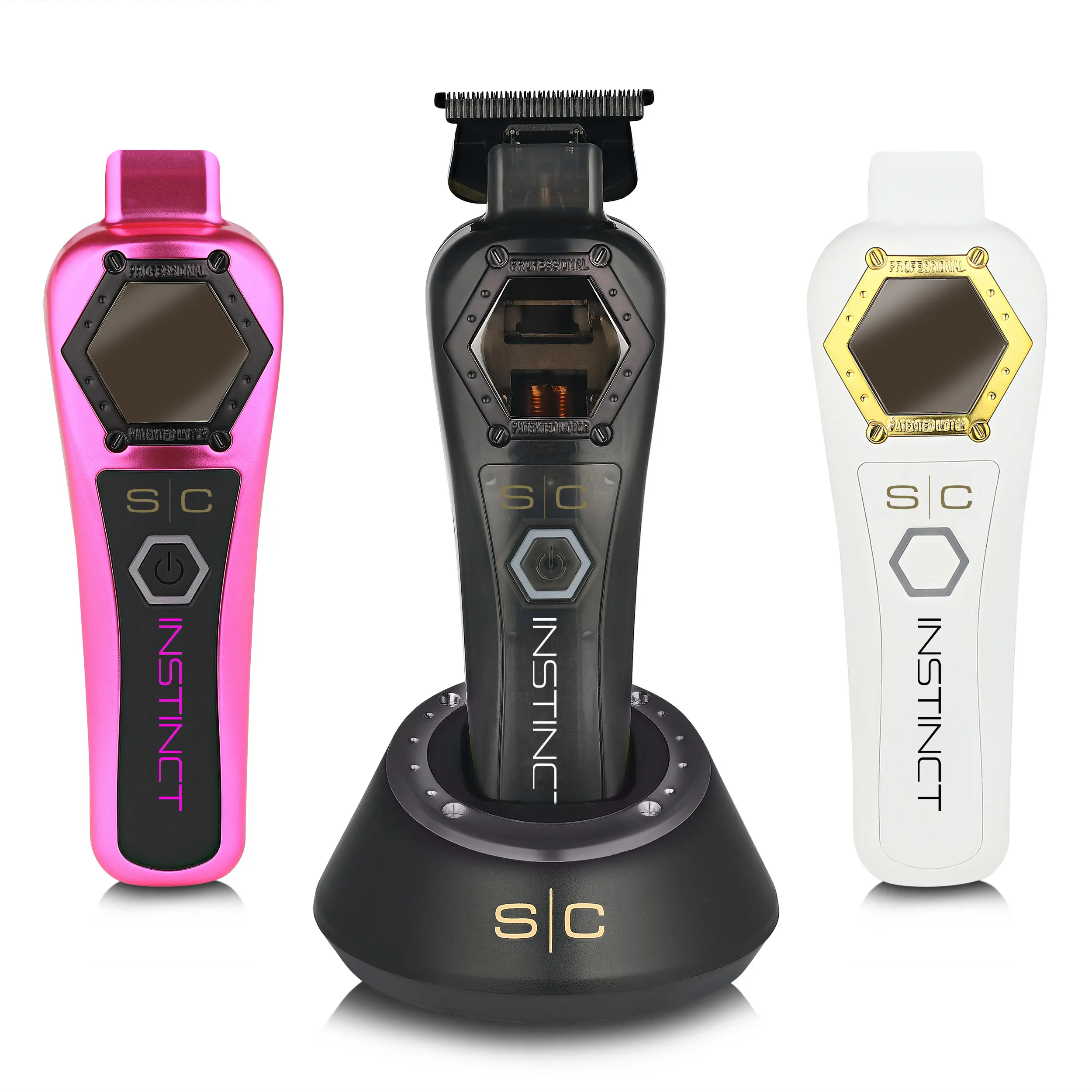 StyleCraft Instinct Metal Trimmer - Professional Cordless Hair Trimmer with Intuitive Torque Control and IN2 Vector Motor