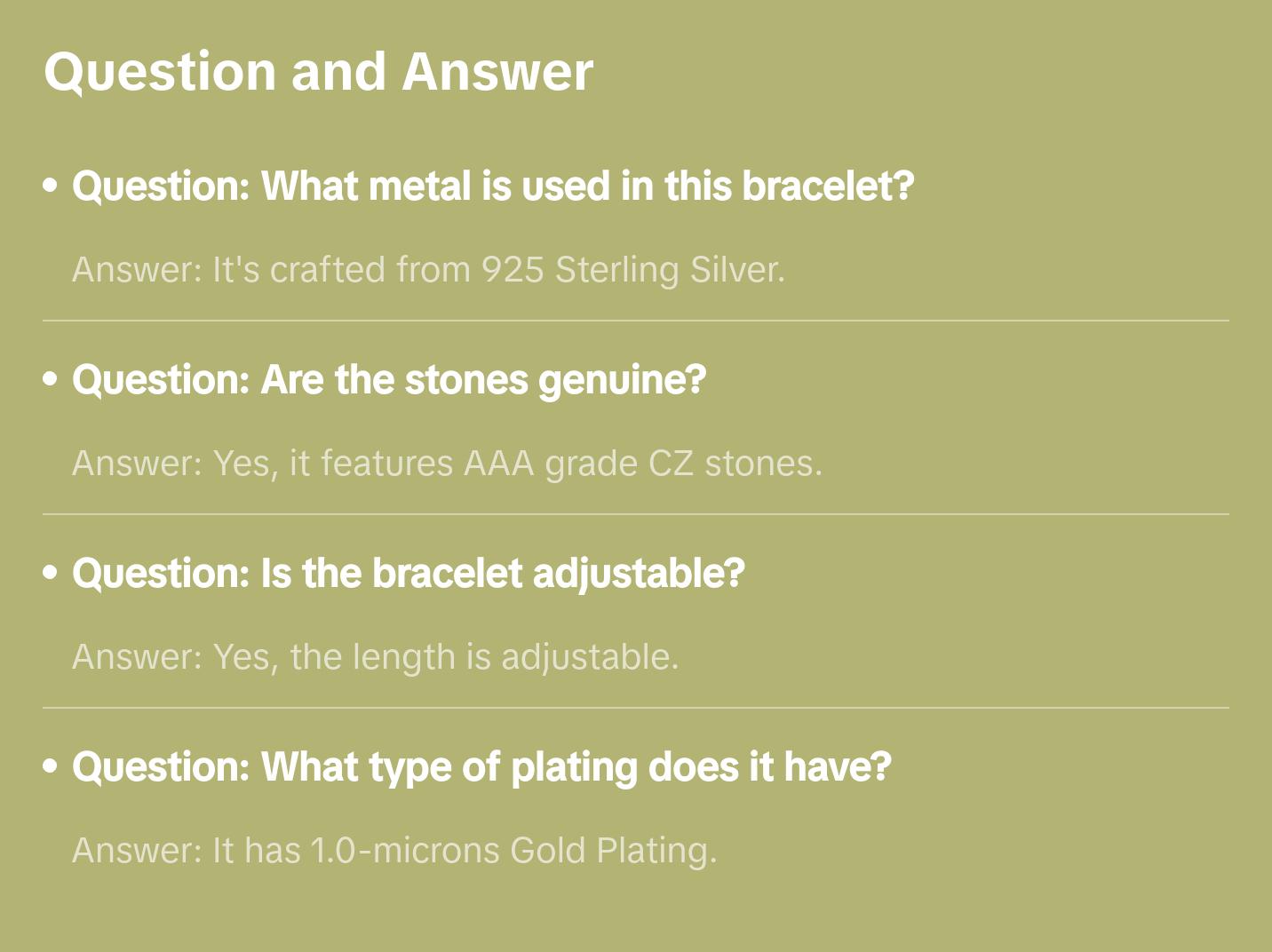 Double Layered CZ Silver Mangalsutra Bracelet