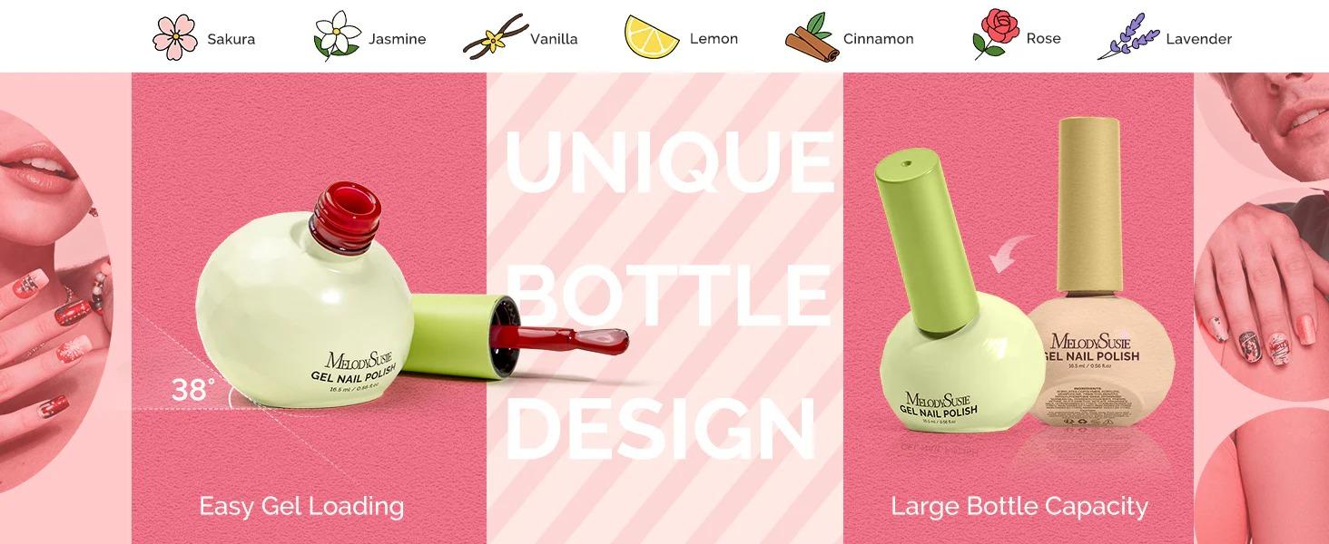 MelodySusie Plant-Based HEMA-Free & HPMA-Free & TPO-Free Gel Nail Polish Set - 16.5ml, Unique Tilt-and-Stand Bottle for Easy Gel Access, Best Gift Choice MelodySusie Plant-Based HEMA-Free & HPMA-Free & TPO-Free Gel Nail Polish Set - 16.5ml, Unique Tilt-and-Stand Bottle for Easy Gel Access, Best Gift Choice